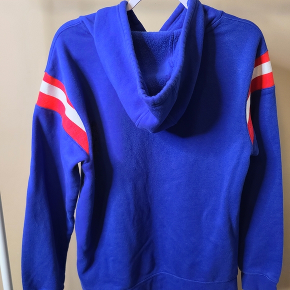 Blue and Red Men's Hoodie - Picture 2 of 5